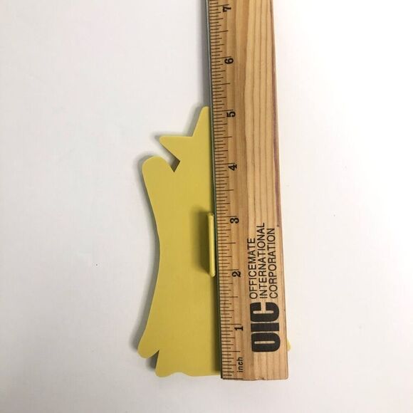 vintage yellow stanley products 5 inch angel cookie cutter art mold christmas - Picture 4 of 5